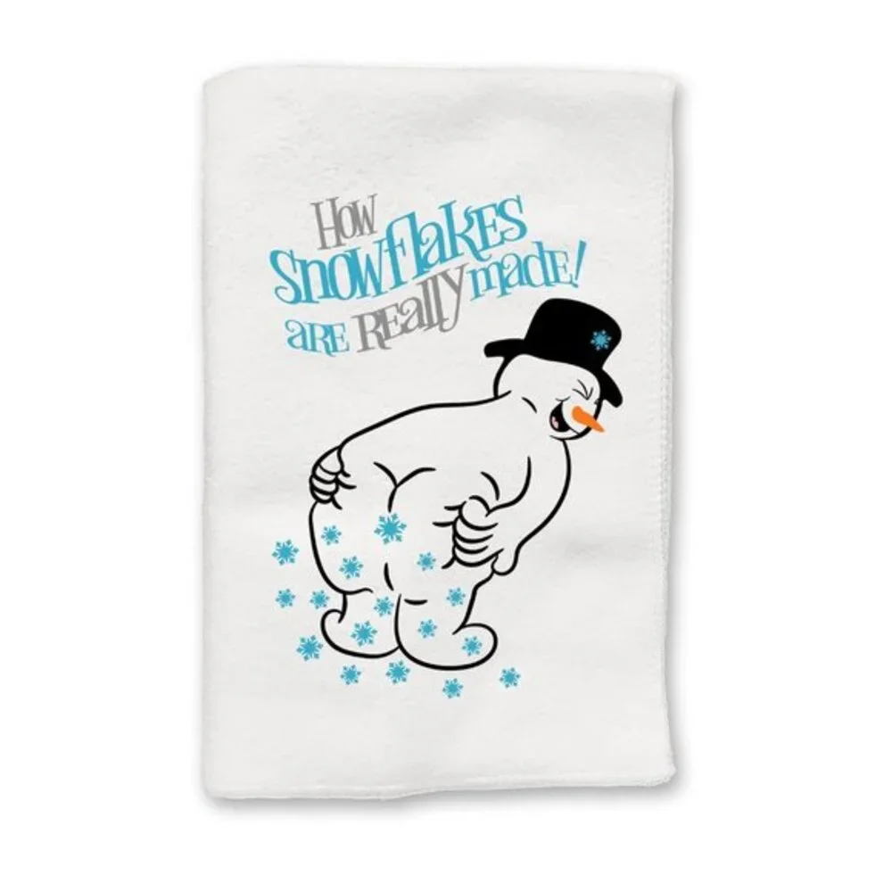 Christmas Decor | Decorative Kitchen and Bath Hand Towels | How Snowflakes‎